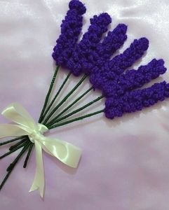 Set Of 6 Crochet Lavenders🪻 With Surprise Freebie