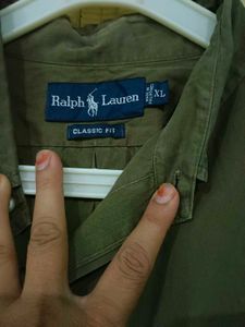 Raulph Lauren Olive Green Polo Shirt
