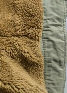 Stylish Hooded Khaki Jacket