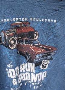 Vintage Blue Graphic T-Shirt 2014