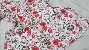 Chic Floral Print Kurta Top