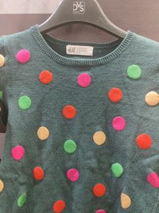 Multi Coloured Girls T-Shirt