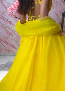 Vibrant Yellow Lehenga Choli Set