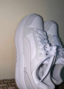 Puma White Platform Sneakers