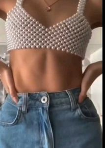 Elegant Pearl Embellished Top