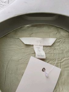 New with tag Korean Elegant Light Green Oversized