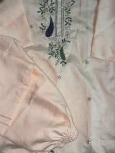 Embroidered Kurta Set with Dupatta