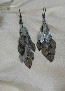 Boho Leaf Dangle Earrings