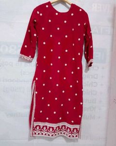 Red Kurta