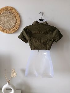 Fashion Nova Trendy Cropped Jacket