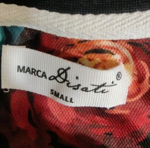 Black Printed Top (Women)
