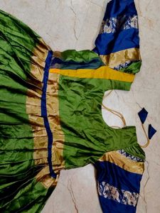 Beautiful Green Ethnic Gown HAND STICHED, NEW DRES