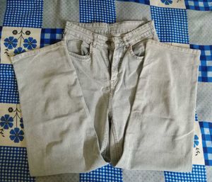 Solid Charcoal Grey Jeans