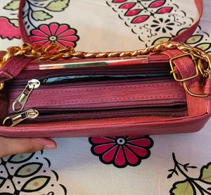Chic Chain Handle Clutch Bag