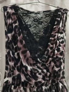 Animal Print Mini dangri dress