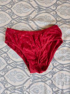 Red Printed Briefs