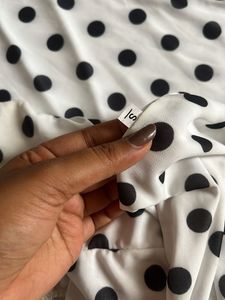Polka Dot Crop Top and Skirt Set