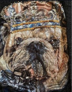 Oversized CUTE DOG PATCH SWEATER