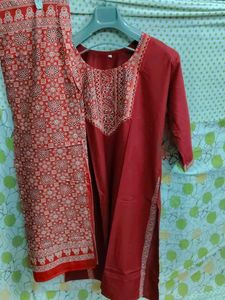 Ajrak 3 piece suit