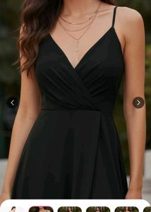 Elegant black Maxi Dress