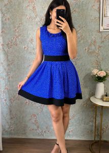 Blue Polka Dot Dress