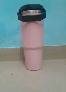 Pink Insulated Tumbler with Straw Lid