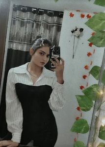 Chic Two-Tone top shirt