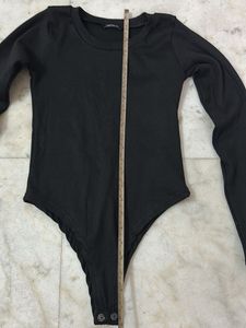 Classic Black Long Sleeve Bodysuit