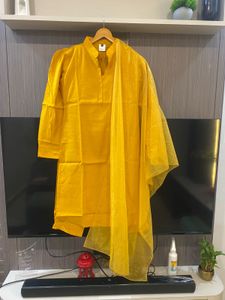 Yellow Kurta Set with Dupatta