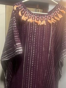 Combo Of Mirror Neckwork Kaftan