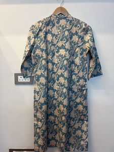 Floral Blue Kurta