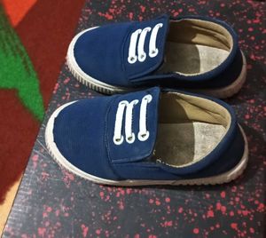 Blue shoes