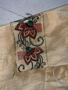 Embroidered Gold Blouse