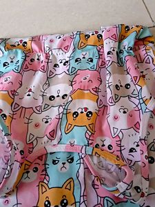 Cute Cat Print Dress