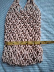 Boho Macrame Tote Bag