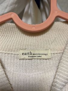 Cream Mock Neck Knit pullover