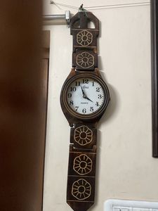 Watch type Wooden Wall Clock