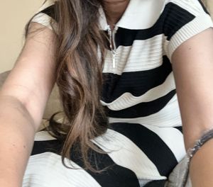 Striped Top &amp; Skirt Set
