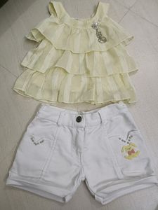 Baby Girls Top & Shorts Set