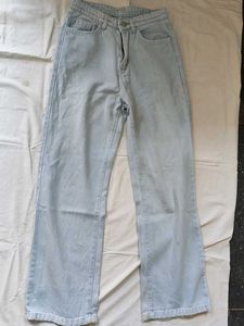 Light Wash Wide Leg Jeans