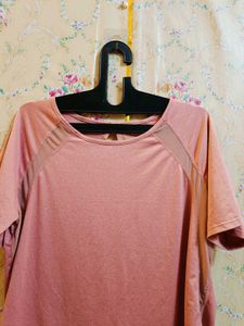 🇳🇿💫🎀Pink Casual T-Shirt with Back Detail