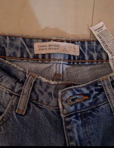 Zara Pearl &amp; Ripped Jeans