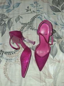 🎀Imported🎀Sparkling Pink Stiletto Heels