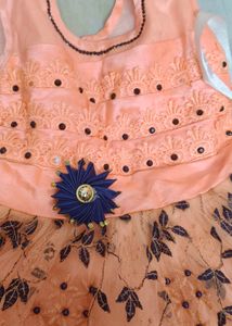 Cute Peach Party frock