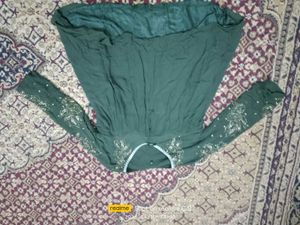 Elegant Teal Sharara Set