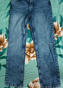 Shein Fly Detail Jeans