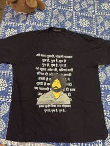 Graphic Print Black T-Shirt
