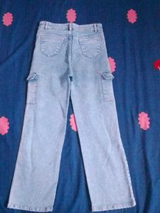 Light blue Cargo Jeans