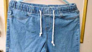 Blue Denim Jogger Jeans