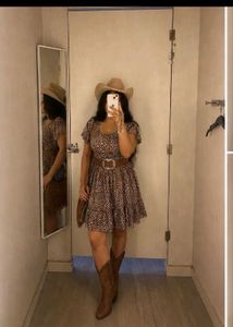 Leopard Print Mini Dress